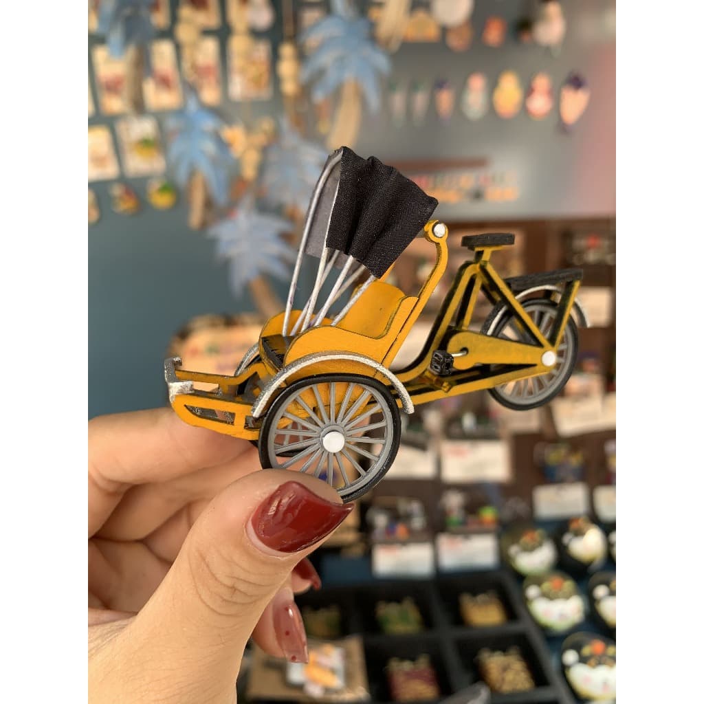 Traditional Vietnamese Rickshaw Model